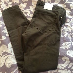 H&M Super Stretch Olive Skinny Jeans